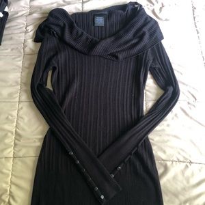 Black long sleeve sweater